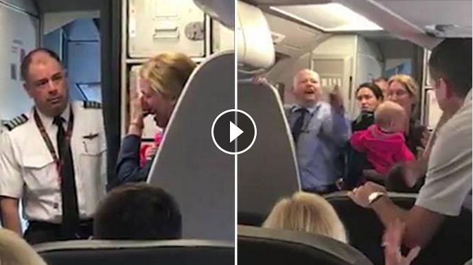 ಅಮೆರಿಕ ವಿಮಾನದಲ್ಲಿ ಘರ್ಷಣೆ: ಉದ್ಯೋಗಿ ಅಮಾನತು