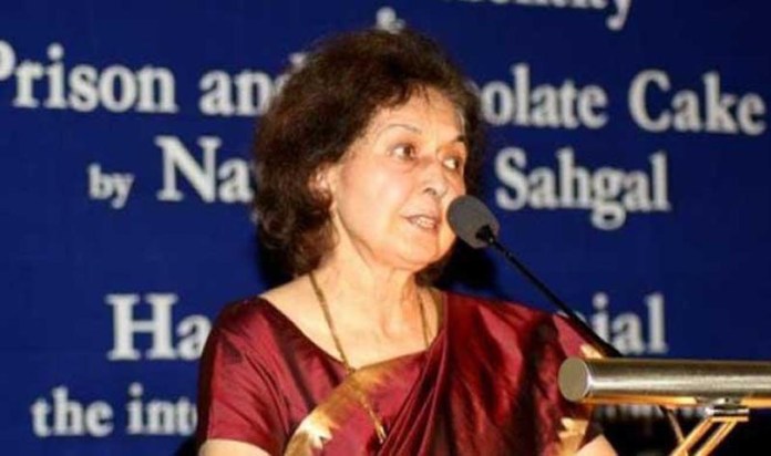 ರಾಷ್ಟ್ರೀಯವಾದ ಮೂರ್ಖತನದ ಸಂಕೇತ. : ಸಾಹಿತಿ ನಯನಾ ತಾರಾ ಸೆಹಗಲ್