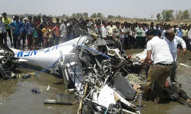 ವಿದರ್ಭದಲ್ಲಿ ಲಘು  ವಿಮಾನ ಪತನ; 2 ಸಾವು