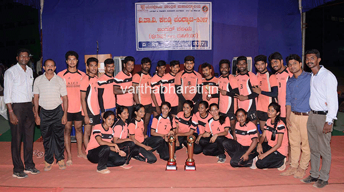 ಆಳ್ವಾಸ್ ಇಂಜಿನಿಯರಿಂಗ್ ತಂಡಕ್ಕೆ ಅವಳಿ ಪ್ರಶಸ್ತಿ