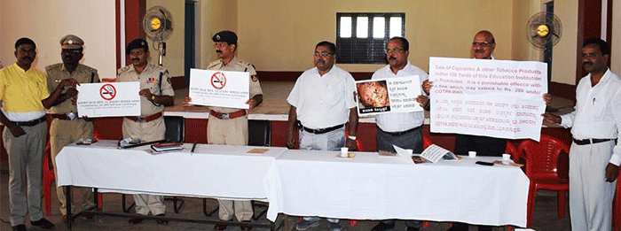 ತಂಬಾಕು ನಿಯಂತ್ರಣ ಕಾಯ್ದೆ ಅನುಷ್ಠಾನಿತ ಜಿಲ್ಲೆಯಾಗಿ ಕೊಡಗು : ಪೊಲೀಸ್ ಇಲಾಖೆ ಸಂಕಲ್ಪ