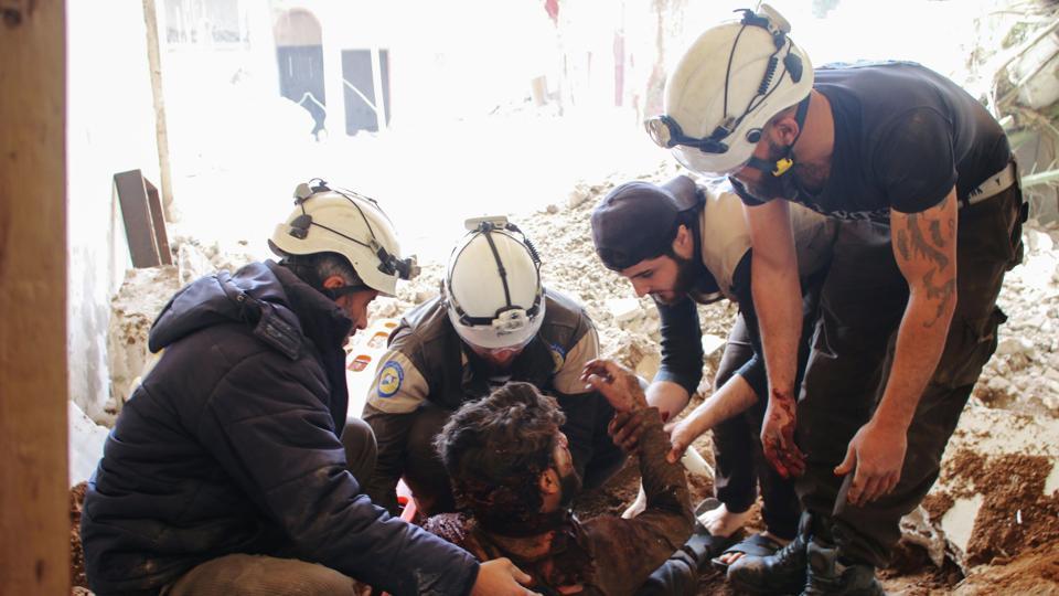 ಸಿರಿಯ: 8 ‘ವೈಟ್ ಹೆಲ್ಮೆಟ್’ ಕಾರ್ಯಕರ್ತರು ಬಲಿ