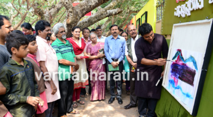 ಕುಂಚದಲ್ಲಿ ಮೂಡಿತು ನೇತ್ರಾವತಿ ರೋದನ!: ಕದ್ರಿ ಪಾರ್ಕ್‌ನಲ್ಲಿ ಏಕವ್ಯಕ್ತಿ ಚಿತ್ರಕಲಾ ಪ್ರದರ್ಶನ