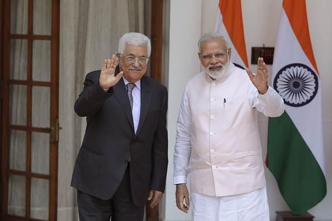 ಪ್ರಧಾನಿ-ಫೆಲೆಸ್ತೀನ್ ಅಧ್ಯಕ್ಷರ ಮಾತುಕತೆ