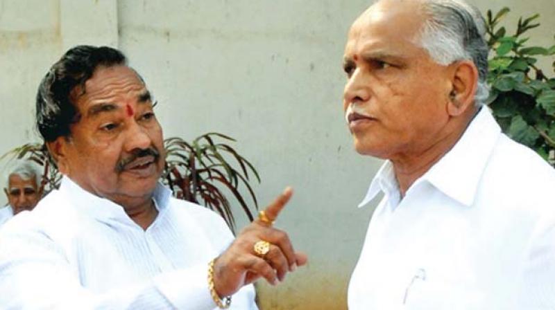 ನಮ್ಮ ಜಗಳ ಮುಗೀತು... ಇನ್ನು ಅವರ ಜಗಳ ಶುರುವಾಗಿದೆ: ಈಶ್ವರಪ್ಪ