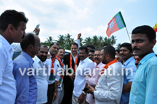 ಸಚಿವ ರಾಜೀವ ಪ್ರತಾಪ್ ರೂಡಿಗೆ ಬಿಜೆಪಿಯಿಂದ ಸ್ವಾಗತ