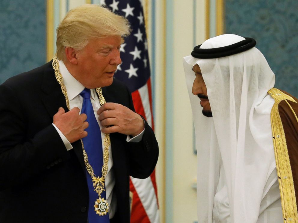 ರಿಯಾದ್‌ಗೆ ಆಗಮಿಸಿದ ಡೊನಾಲ್ಡ್ ಟ್ರಂಪ್