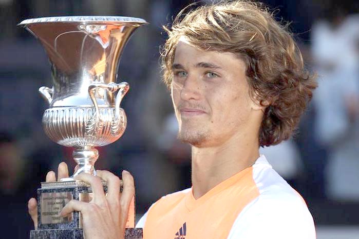 ಇಟಾಲಿಯನ್ ಓಪನ್: ಜೊಕೊವಿಕ್‌ಗೆ ಶಾಕ್ ನೀಡಿದ ಝ್ವೆರೆವ್‌ಗೆ ಪ್ರಶಸ್ತಿ