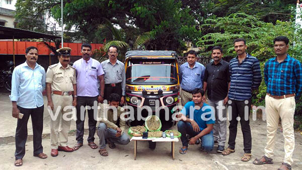 ಗಾಂಜಾ ಸಾಗಾಟ: ಇಬ್ಬರ ಬಂಧನ