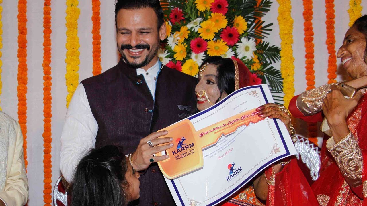 ಆ್ಯಸಿಡ್ ಸಂತ್ರಸ್ತೆಗೆ ಮನೆ ಕೊಡುಗೆ ನೀಡಿದ ವಿವೇಕ್ ಒಬೆರಾಯ್