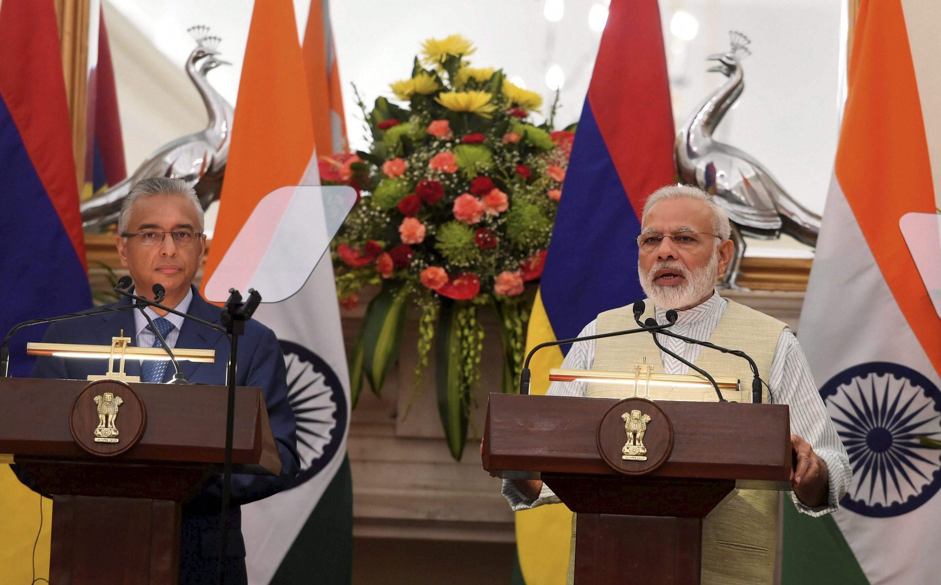 ಮಾರಿಷಸ್‌ಗೆ 500 ಮಿಲಿಯನ್ ಡಾಲರ್ ನೆರವು: ಭಾರತದ ಘೋಷಣೆ