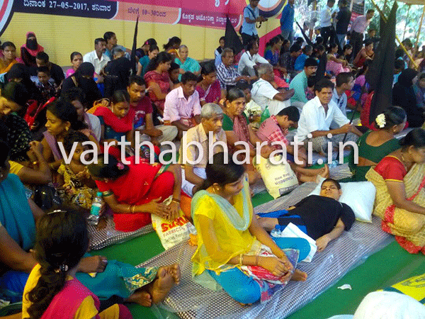 ಕೊಕ್ಕಡ: ಎಂಡೋ ಸಂತ್ರಸ್ತರಿಂದ ಆಮರಣಾಂತ ಉಪವಾಸ ಧರಣಿ ಆರಂಭ