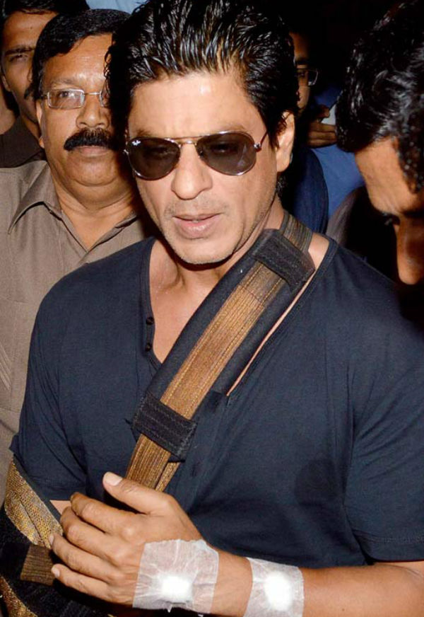 ಶೂಟಿಂಗ್ ಸೆಟ್ ಕುಸಿದು ಅವಘಡ: ಶಾರೂಖ್ ಖಾನ್ ಗೆ ಗಾಯ