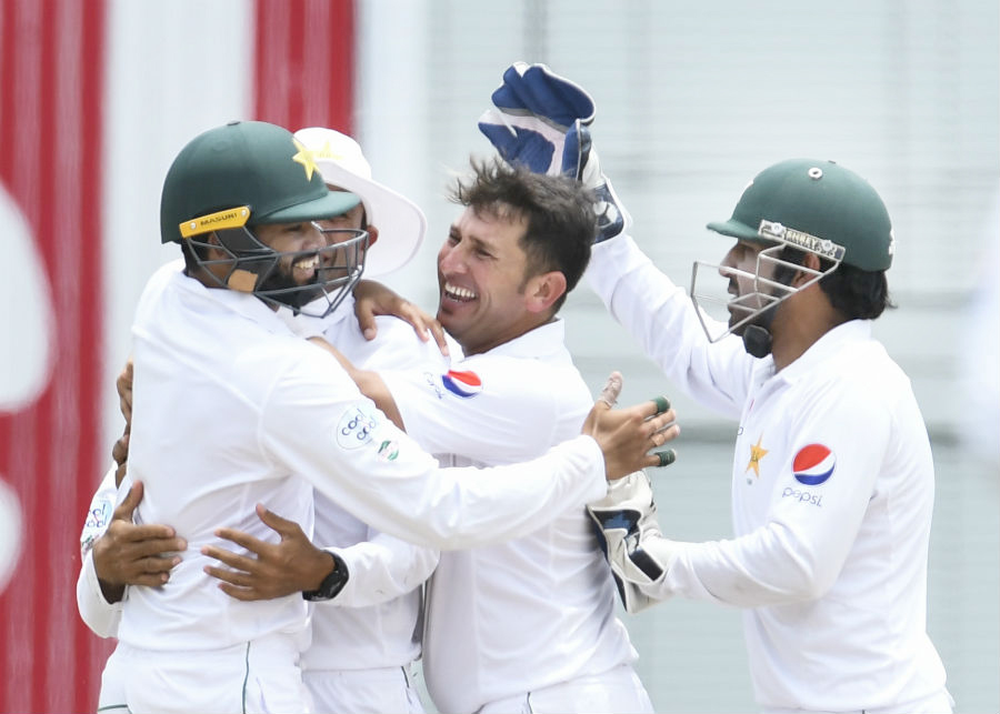 ಯಾಸಿರ್ ಶಾಗೆ ಏಳು ವಿಕೆಟ್: ಪಾಕ್ ಗೆಲುವಿಗೆ 188 ರನ್‌ ಗುರಿ