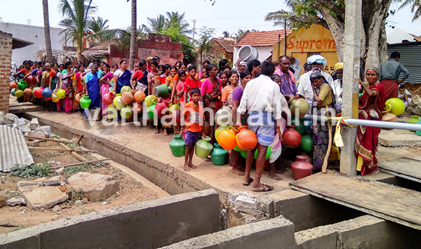 ಗುಂಡ್ಲುಪೇಟೆಯ ಹಂಗಳ ಗ್ರಾಮದಲ್ಲಿ ನೀರಿಗಾಗಿ ಹಾಹಾಕಾರ