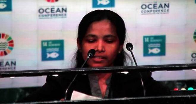 ವಿಶ್ವಸಂಸ್ಥೆಯ ಸಮ್ಮೇಳನದಲ್ಲಿ ಭಾಷಣ ಮಾಡಿದ ಕೇರಳದ ಯುವತಿ