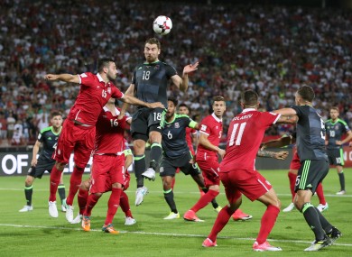 ವೇಲ್ಸ್-ಸರ್ಬಿಯ ಪಂದ್ಯ ಡ್ರಾ