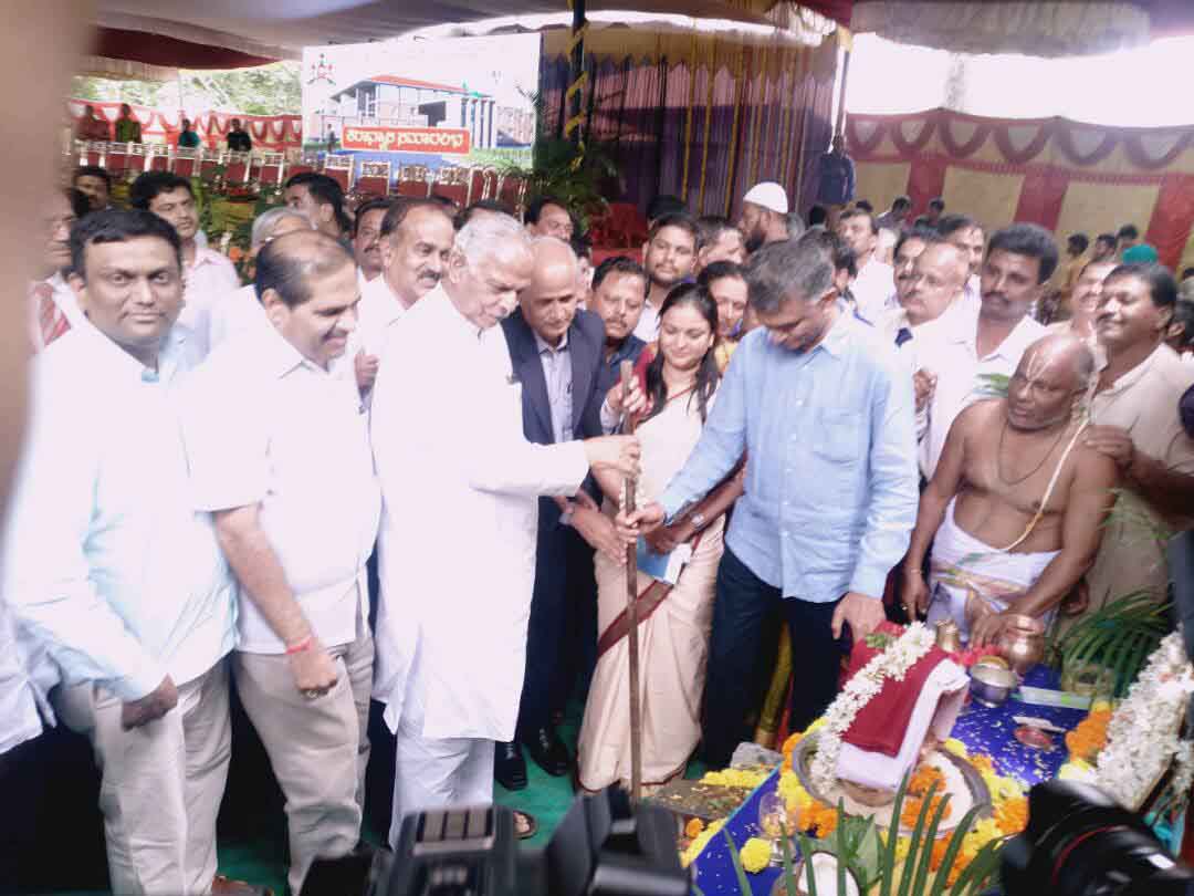 ಕೃಷಿ ತೋಟಗಾರಿಕಾ ವಿವಿ ನೂತನ ಕ್ಯಾಂಪಸ್ ನಿರ್ಮಾಣಕ್ಕೆ ಕೃಷಿ ಸಚಿವರಿಂದ ಶಿಲಾನ್ಯಾಸ
