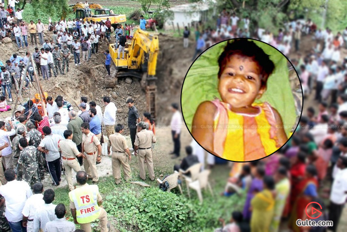 ಕೊಳವೆಬಾವಿಗೆ ಬಿದ್ದಿದ್ದ 16 ತಿಂಗಳ ಹಸುಳೆ ಸಾವು