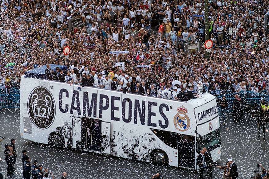 ಮ್ಯಾಡ್ರಿಡ್‌ನಲ್ಲಿ ರಿಯಲ್ ತಂಡದ ವಿಜಯೋತ್ಸವ