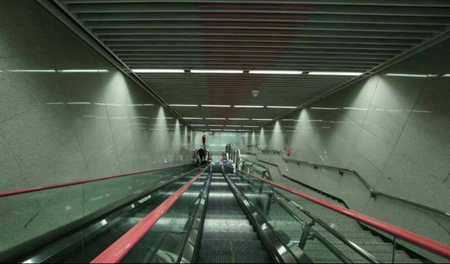 94 ಮೀಟರ್ ಆಳದಲ್ಲಿ ರೈಲು ನಿಲ್ದಾಣ!