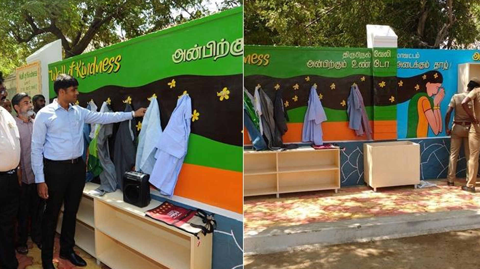 ತಿರುನೆಲ್ವೆಲಿ ಜಿಲ್ಲಾಧಿಕಾರಿಯ ‘ಕರುಣೆಯ ಗೋಡೆ’ಗೆ ಸಾರ್ವಜನಿಕರಿಂದ ದೇಣಿಗೆಗಳ ಮಹಾಪೂರ