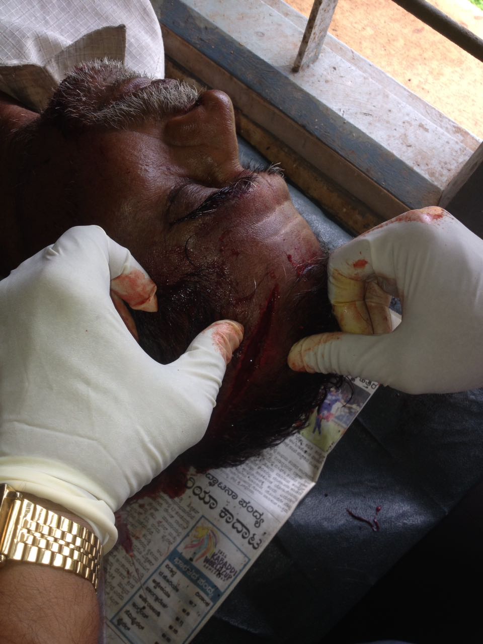 ಮಗನಿಂದಲೇ ತಂದೆಗೆ ಮಾರಣಾಂತಿಕ ಹಲ್ಲೆ