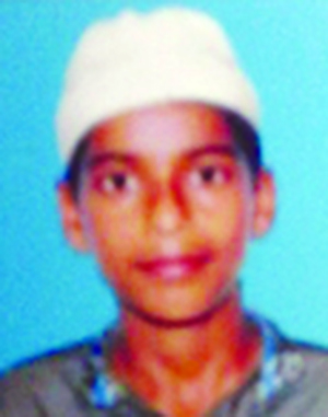 ವಿದ್ಯಾರ್ಥಿ ನಾಪತ್ತೆ