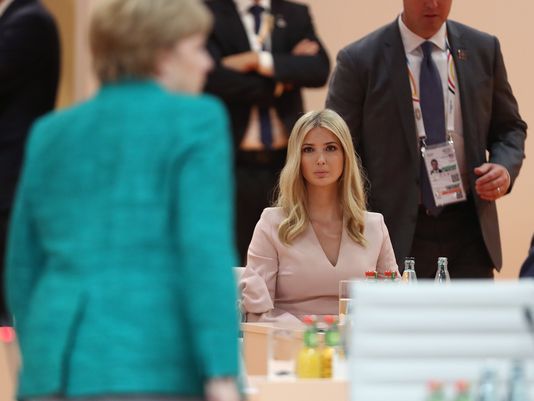 ಟ್ರಂಪ್ ಆಸನದಲ್ಲಿ ಮಗಳು!