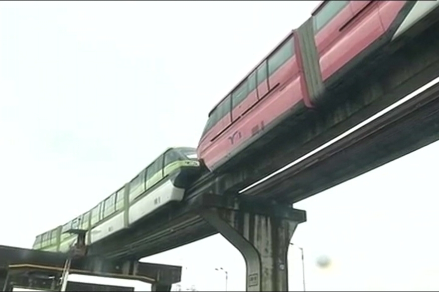 ಮುಂಬೈ: ಮೋನೋ ರೈಲುಗಳ ಢಿಕ್ಕಿ