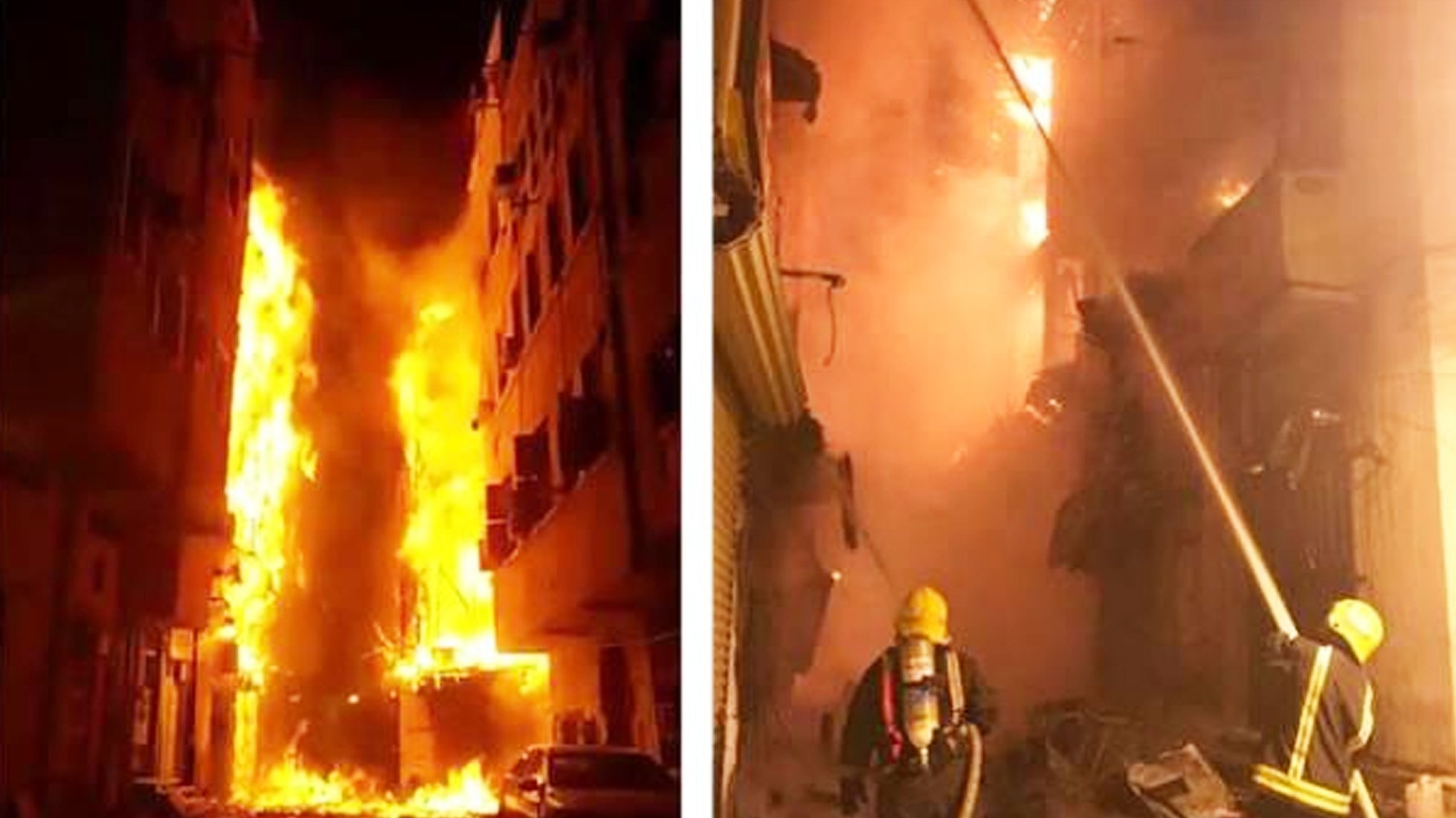 ಜಿದ್ದಾದಲ್ಲಿ ಬೆಂಕಿ: 6 ಕಟ್ಟಡಗಳು ಭಸ್ಮ