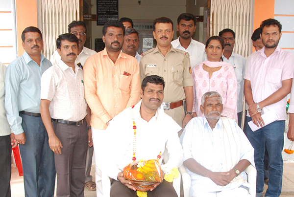 ದೇಶದ ಗಡಿ ಕಾಯುವ ಯೋಧರು ನಿಜವಾದ ಹೀರೋಗಳು: ಎಸ್ ಐ  ಕೆ.ವಿ.ಕೃಷ್ಣಪ್ಪ