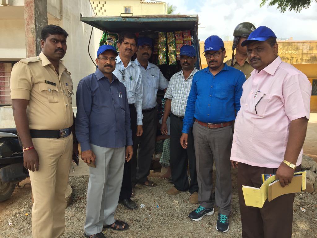 ದಾವಣಗೆರೆ: ಜಿಲ್ಲಾ ತಂಬಾಕು ನಿಯಂತ್ರಣ ತಂಡದಿಂದ ಕಾರ್ಯಾಚರಣೆ