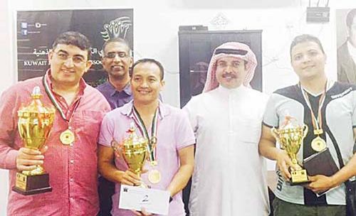 ಕುವೈಟ್ ಚೆಸ್ ಚಾಂಪಿಯನ್ ಶಿಪ್: ಭಾರತಕ್ಕೆ ಪ್ರಶಸ್ತಿ