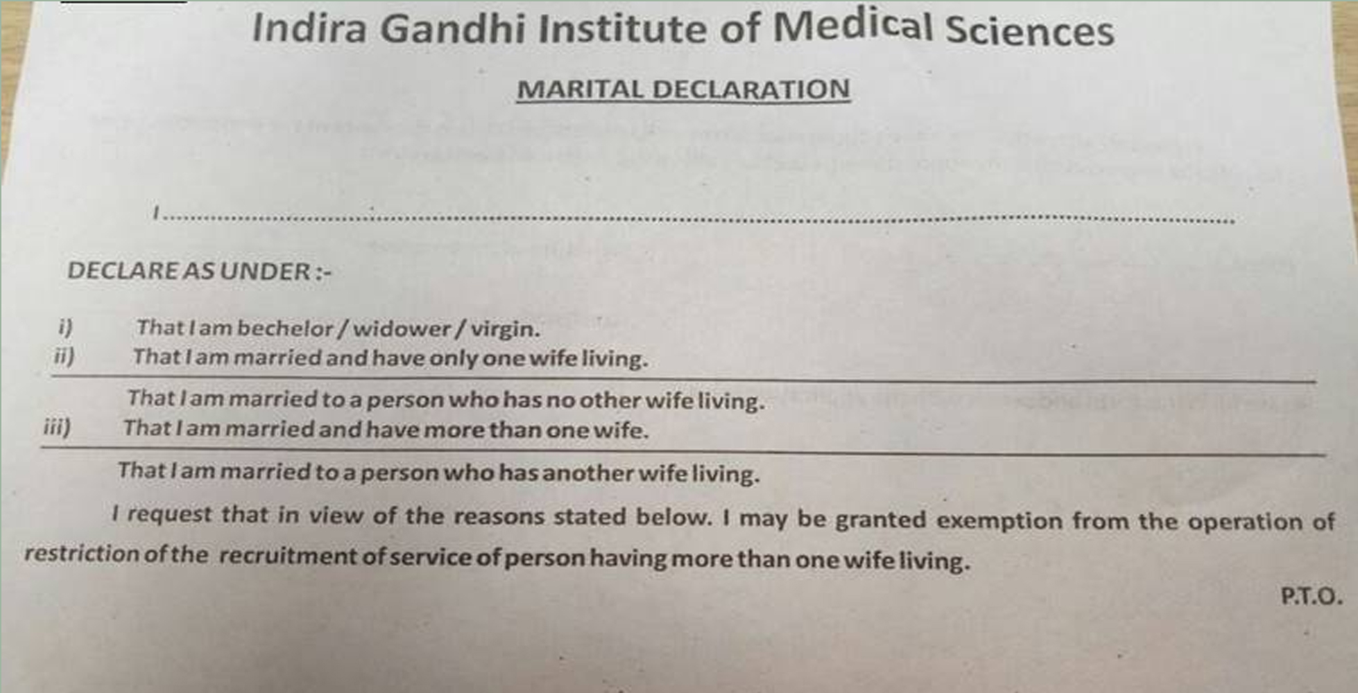 ವಿವಾಹ ಘೋಷಣೆ ಪತ್ರದಲ್ಲಿ ‘ಕನ್ಯೆ’ ಪದ ಕೈಬಿಟ್ಟ ಪಾಟ್ನದ ಸಂಸ್ಥೆ