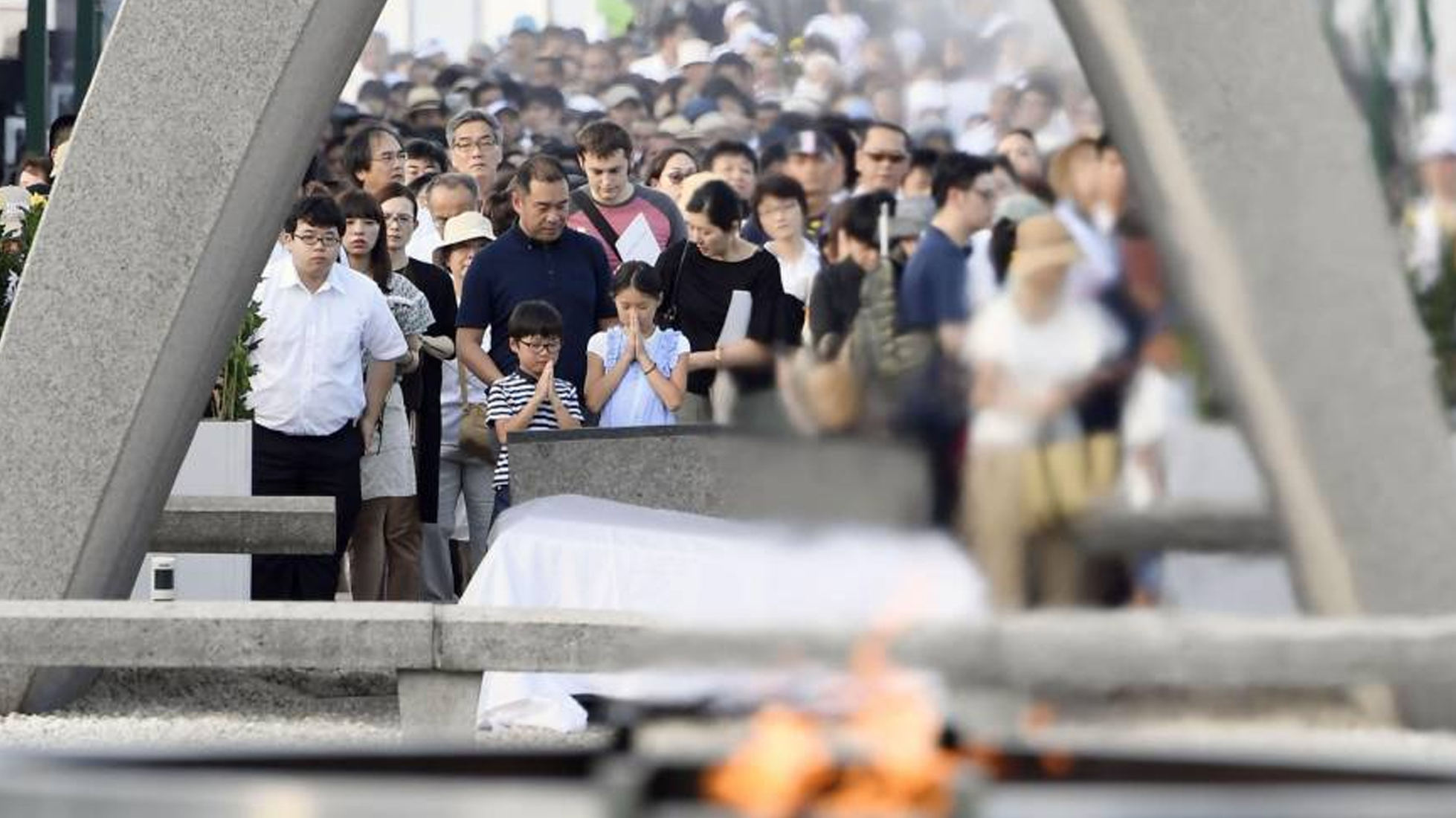 ಜಪಾನ್‌: ಹಿರೋಶಿಮಾ ದುರಂತದ 72ನೇ ವರ್ಷಾಚರಣೆ