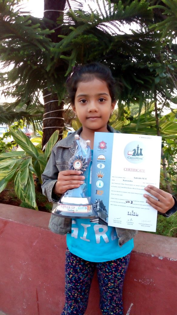 ಚೆಸ್ ಪಂದ್ಯ: ಯದ್ವಿತಿಗೆ ದ್ವಿತೀಯ ಸ್ಥಾನ