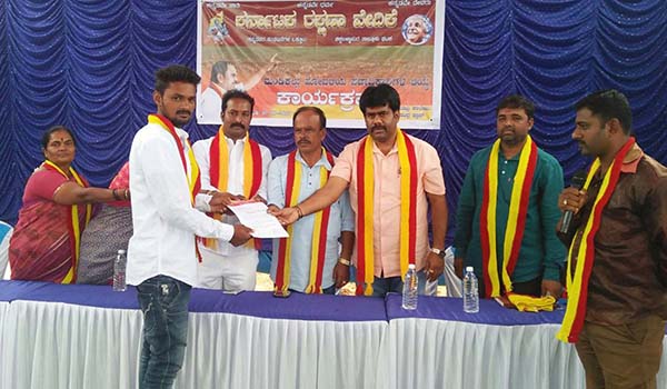 ಕರವೇ ಜನರ ಸಮಸ್ಯೆಗಳಿಗೆ ಸ್ಪಂದಿಸುವುದು ಕರವೇ ಗುರಿ: ಲೋಕೇಶ್