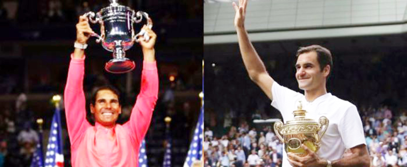 ಈ ವರ್ಷದ ಗ್ರ್ಯಾಮ್ ಸ್ಲಾಮ್ ಟೂರ್ನಿಯಲ್ಲಿ ಫೆಡರರ್, ನಡಾಲ್ ಪಾರಮ್ಯ