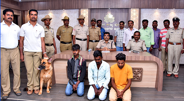 ದಾವಣಗೆರೆ : ಕೊಲೆ ಪ್ರಕರಣದ ಆರೋಪಿಗಳ ಬಂಧನ