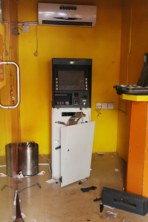 ಮೂರ್ನಾಡು: ಎಟಿಎಂ ದರೋಡೆಗೆ ಯತ್ನ