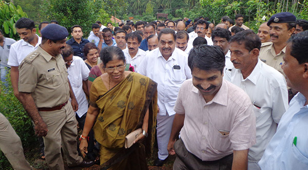 ದೇಯಿ ಬೈದೆತಿ ಔಷಧಿ ವನಕ್ಕೆ ಸಚಿವ ರಮಾನಾಥ ರೈ ಭೇಟಿ