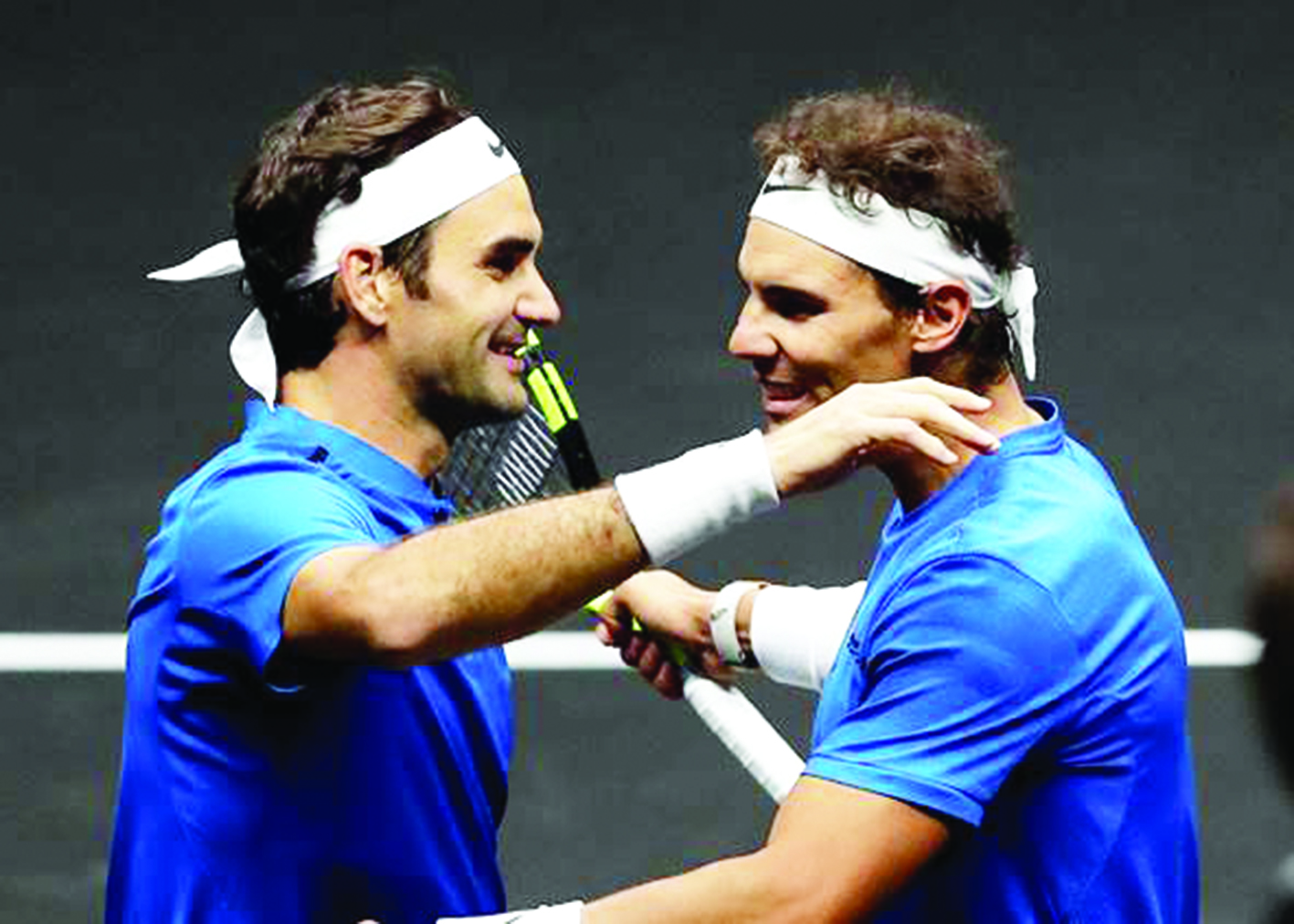 ಲಾವರ್ ಕಪ್: ಮೊದಲ ಬಾರಿ ಡಬಲ್ಸ್ ಪಂದ್ಯವನ್ನಾಡಿದ ನಡಾಲ್-ಫೆಡರರ್