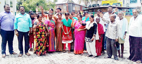 ಭಾನುಪ್ರಕಾಶ್ ವಿರುದ್ಧ ದಲಿತರ ಪ್ರತಿಭಟನೆ