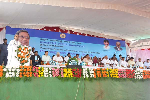 ಪಾವಗಡಕ್ಕೆ 2250 ಕೋಟಿ ರೂ.ವೆಚ್ಚದಲ್ಲಿ ಕುಡಿಯುವ ನೀರಿನ ಯೋಜನೆ: ಸಿಎಂ ಸಿದ್ದರಾಮಯ್ಯ