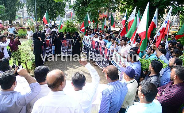 ಗೌರಿ ಲಂಕೇಶ್ ಹತ್ಯಾ ಆರೋಪಿಗಳ ಬಂಧನಕ್ಕೆ ಆಗ್ರಹಿಸಿ ಪಿಎಫ್‌ಐ ಧರಣಿ
