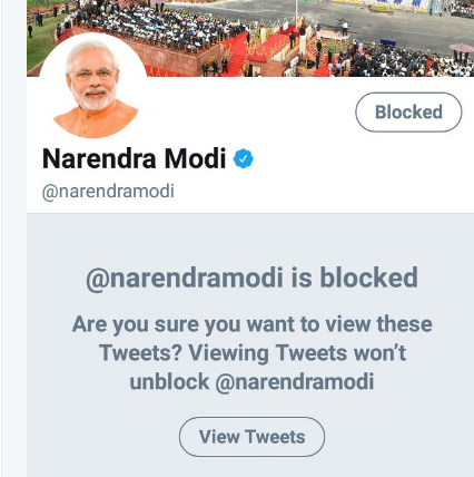 ಗೌರಿ ಲಂಕೇಶ್ ಹತ್ಯೆಯನ್ನು ಸಂಭ್ರಮಿಸುವ ಟ್ವಿಟ್ಟರ್ ಖಾತೆಗಳನ್ನು ಫಾಲೋ ಮಾಡುತ್ತಿರುವ ಪ್ರಧಾನಿ!