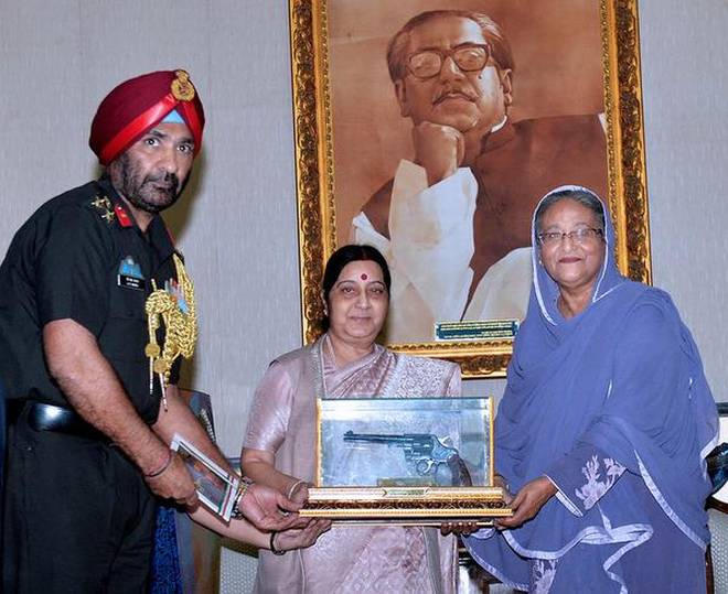 ಬಾಂಗ್ಲಾದೇಶಕ್ಕೆ ಯುದ್ಧ ಸ್ಮರಣಿಕೆಗಳ ಉಡುಗೊರೆ ನೀಡಿದ ಭಾರತ