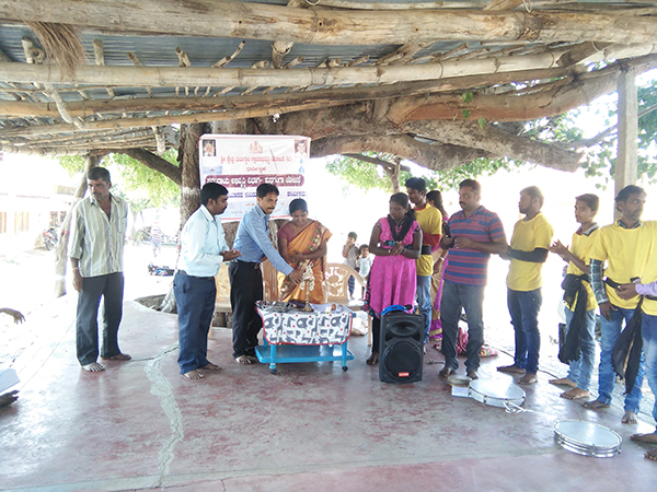 ಶುದ್ಧ ಜಲ ಅಭಿಯಾನದ ಕುರಿತು ಬೀದಿ ನಾಟಕ ಪ್ರದರ್ಶನ