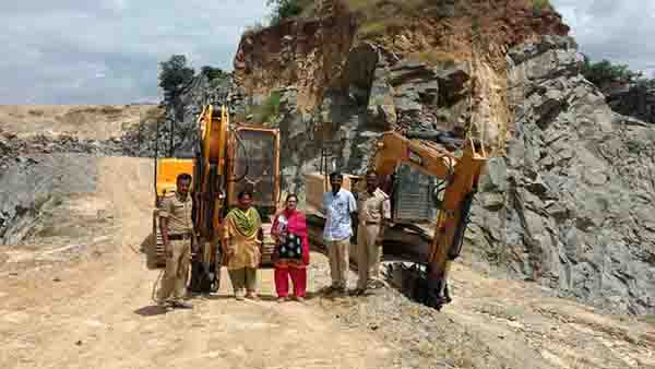 ಅಕ್ರಮ ಕಲ್ಲು ಗಣಿಗಾರಿಕೆ ಮೇಲೆ ಅಧಿಕಾರಿಗಳ ದಾಳಿ: 25 ಮಂದಿ ಮೇಲೆ ದೂರು ದಾಖಲು